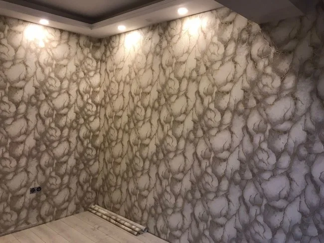 Çayırova İtalyan Vinil Duvar Kağıdı Örneği