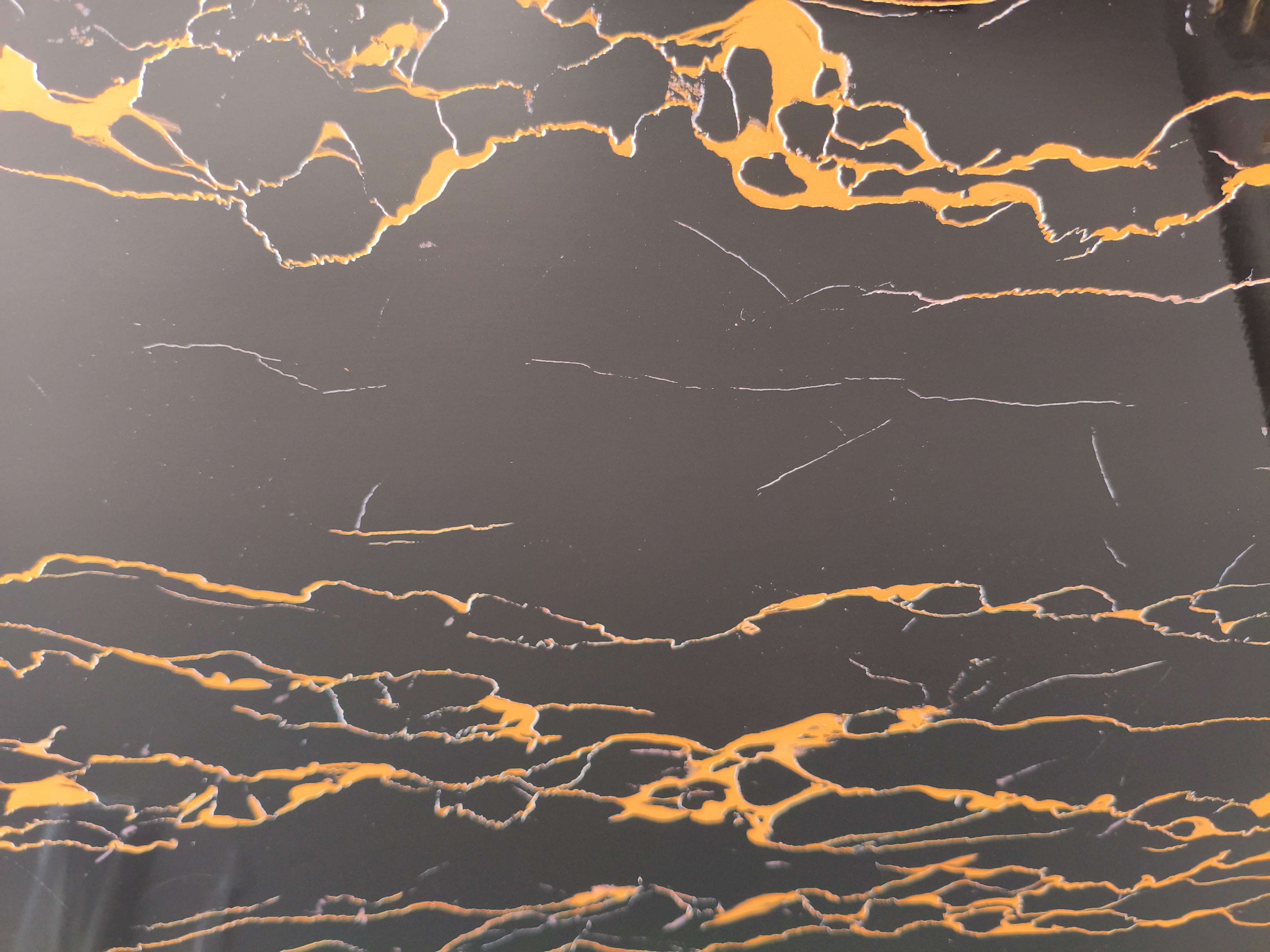 Siyah Altın Damarlı PVC Panel